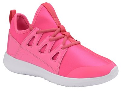 Fuchsia 'Hensley' ladies casual lace up trainers